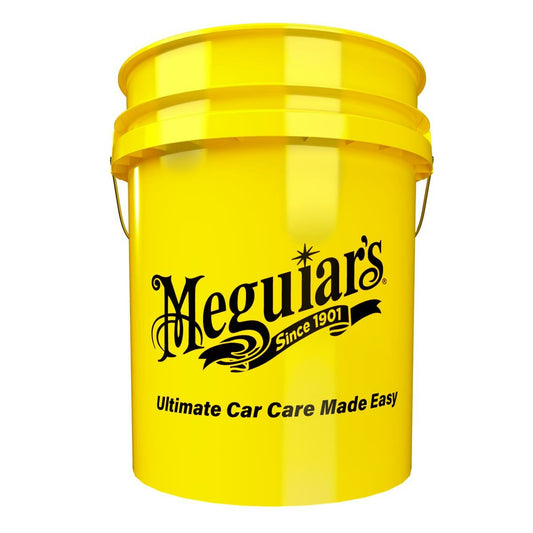 Meguiars Gelber Eimer 5 Gallonen EMPTY BUCKET FOR GRIT GUARD
