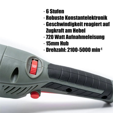 Poliermaschine PLSH Exzenter H15 15mm Hub, 125mm Stützteller