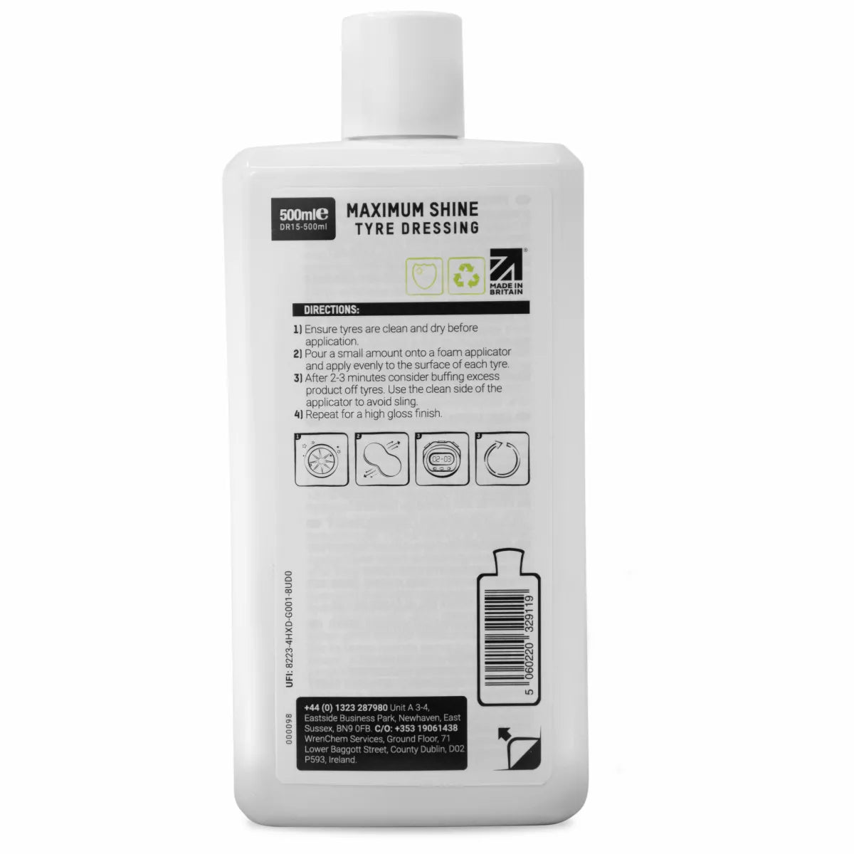 ValetPRO Maximum Shine Tyre Gel Reifenpflege - 500 ml