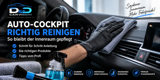 Womit Auto-Cockpit reinigen? Cockpit & Kunststoff richtig reinigen