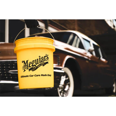 Auto Waschset - Meguiar's Wash & Wax Autoshampoo 473 ml + Eimer 5GAL + Mikrofaser