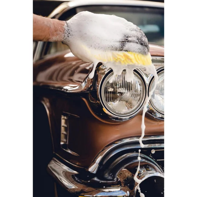 Auto Waschset - Meguiar's Wash & Wax Autoshampoo 473 ml + Eimer 5GAL + Mikrofaser