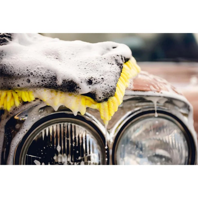 Auto Waschset - Meguiar's Wash & Wax Autoshampoo 473 ml + Eimer 5GAL + Mikrofaser