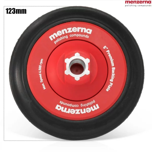 Menzerna Premium Stützteller 123mm, gedämpft, für 150 mm Pads M14