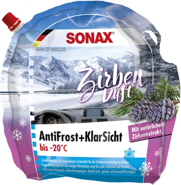 SONAX Antifrost&KlarSicht bis -20°C, 3 Liter Konzentrat Gebinde