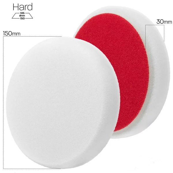 Menzerna Hard Cut Pad Standard weiss - 150 mm - P150H