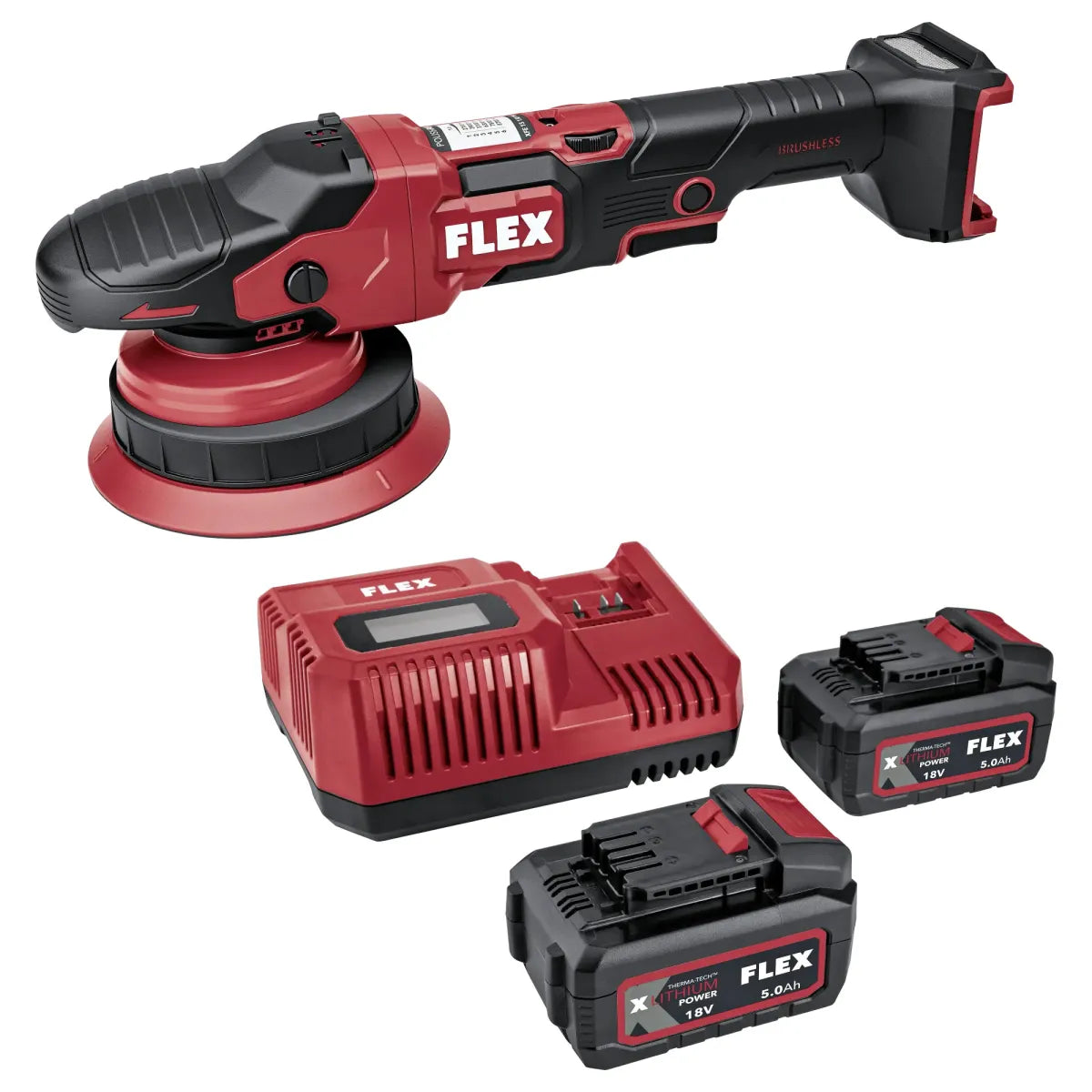 Akku-Exzenterpolierer mit Freilauf 18 V XFE 15 150 18-EC Set
