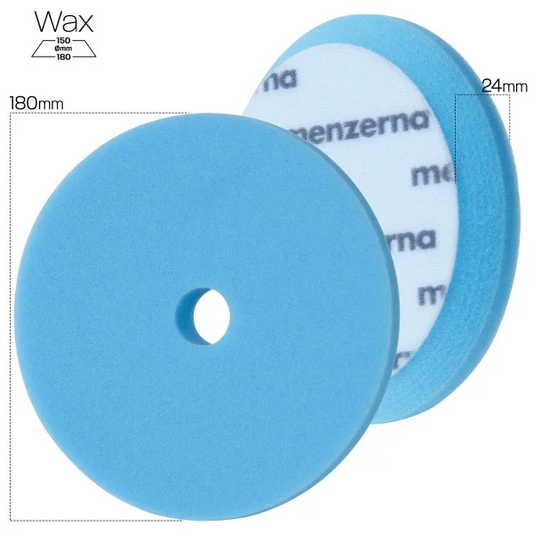 Menzerna Wax Foam Cut Premium Pad - 180 mm - blau (ultra soft)