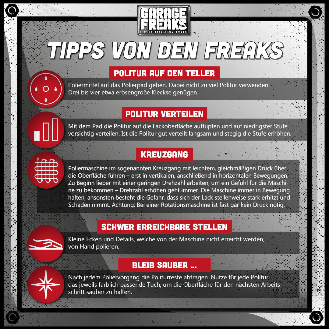 Garage Freaks Polituren & Wachs made by menzerna - 250 ml