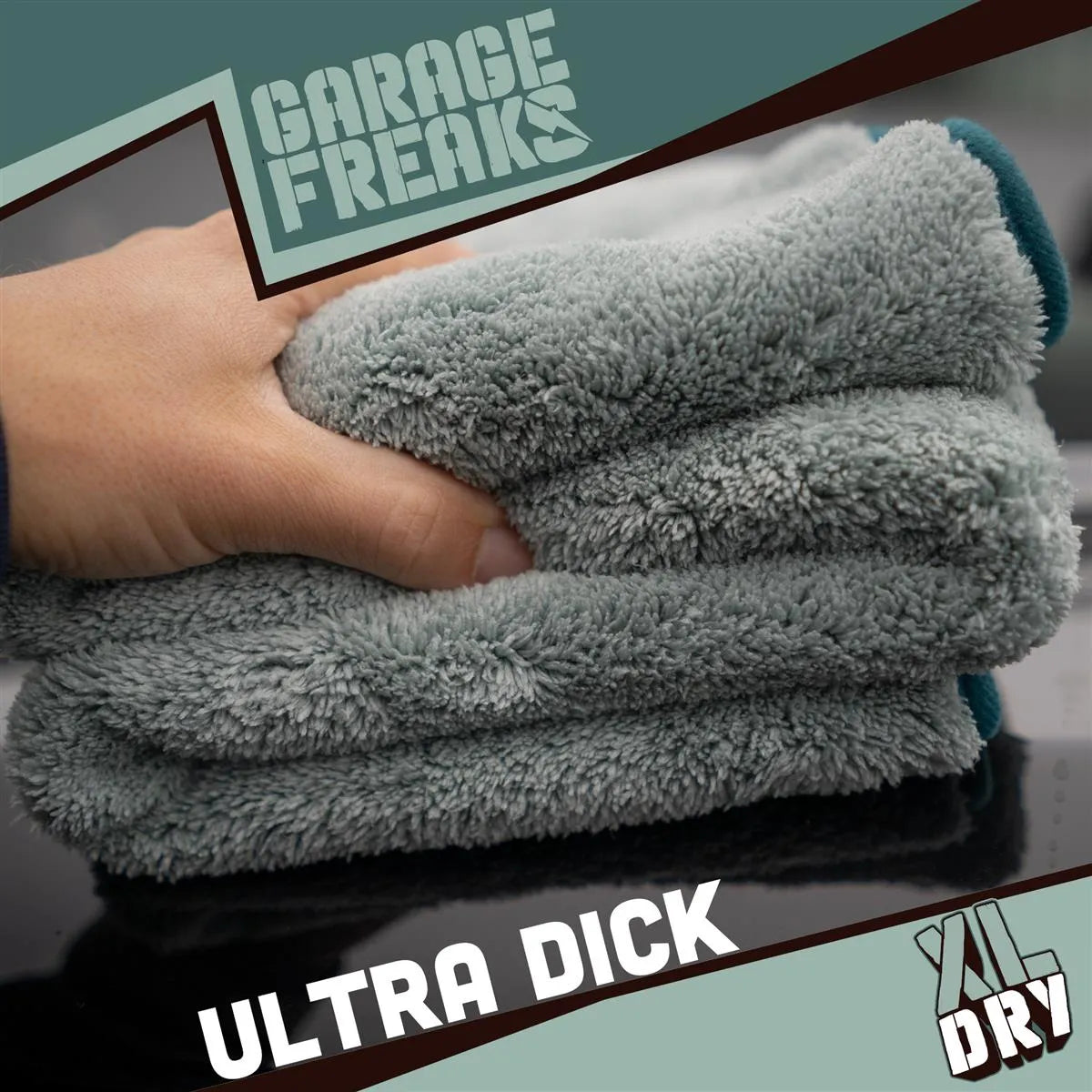Garage Freaks - XL DRY - Trockentuch 50x80cm, 1200 GSM