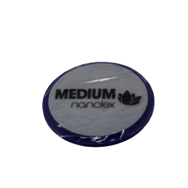 Nanolex Profi Polierschwamm Polish Pad, 145x13x125 mm, Medium, Lila, x3