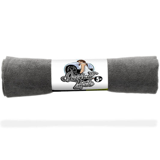 Nuke Guys - Asphaltliebe 5er Pack Allzweck Mikrofasertuch, grau, 40x40cm, 380 GSM