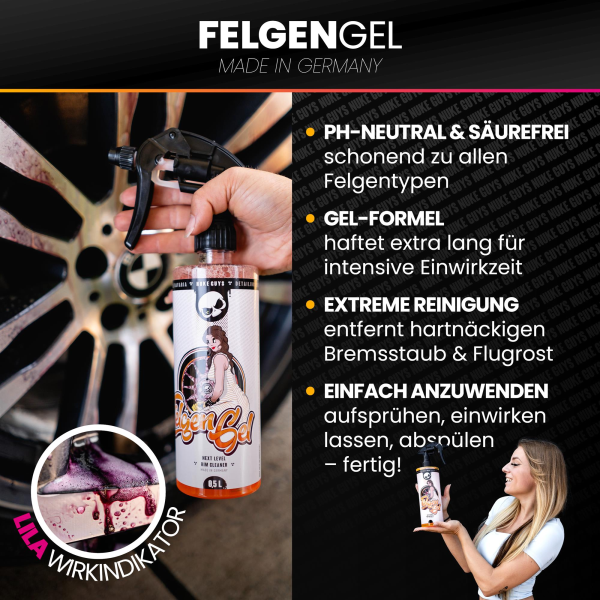 Nuke Guys Felgengel Felgenreiniger 500ml