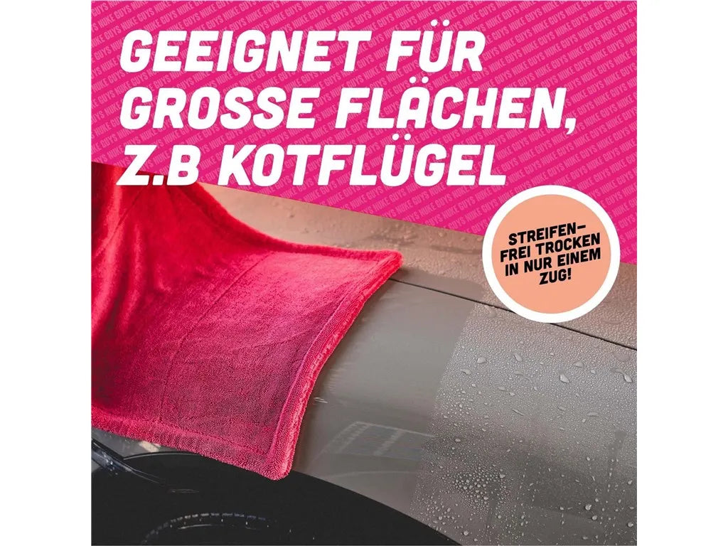 Nuke Guys Gamma Dryer - Mikrofaser Trockentuch - 1400 GSM, 40 x 60 cm - Pink
