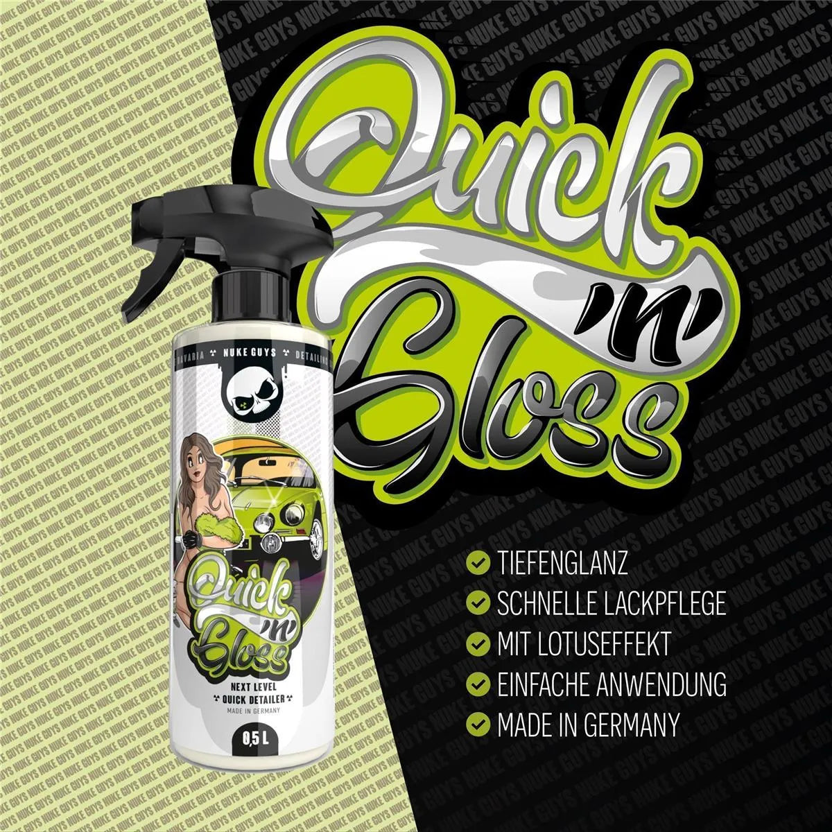 Nuke Guys Quick'n'Gloss, Quickdetailer, 500 ml + Sprühkopf