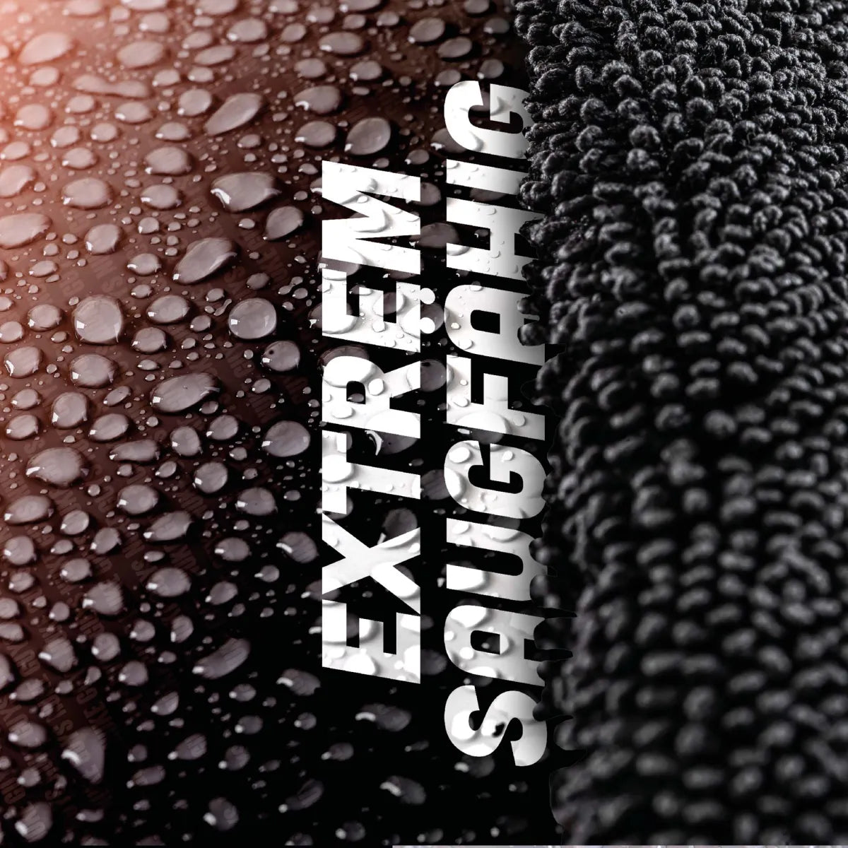 Nuke Guys Gamma Dryer - Mikrofaser Trockentuch - 1400 GSM, 40 x 60 cm - Schwarz - Verpackt