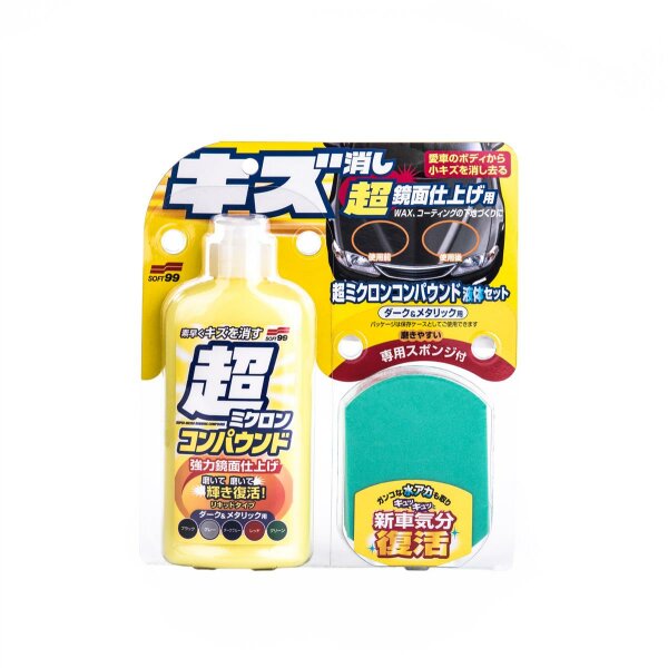 Soft99 Micro Liquid Compound Dark & Metallic Set