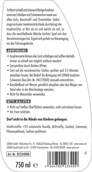 SONAX InsektenStar 750 ml