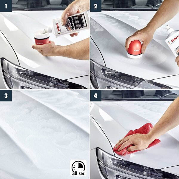 SONAX Polish+Wax Color weiß 500ml