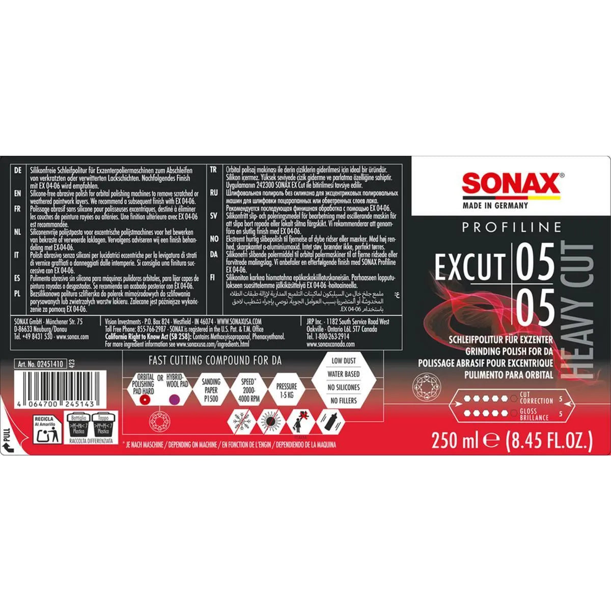 SONAX ProfiLine EXCut 05/05
