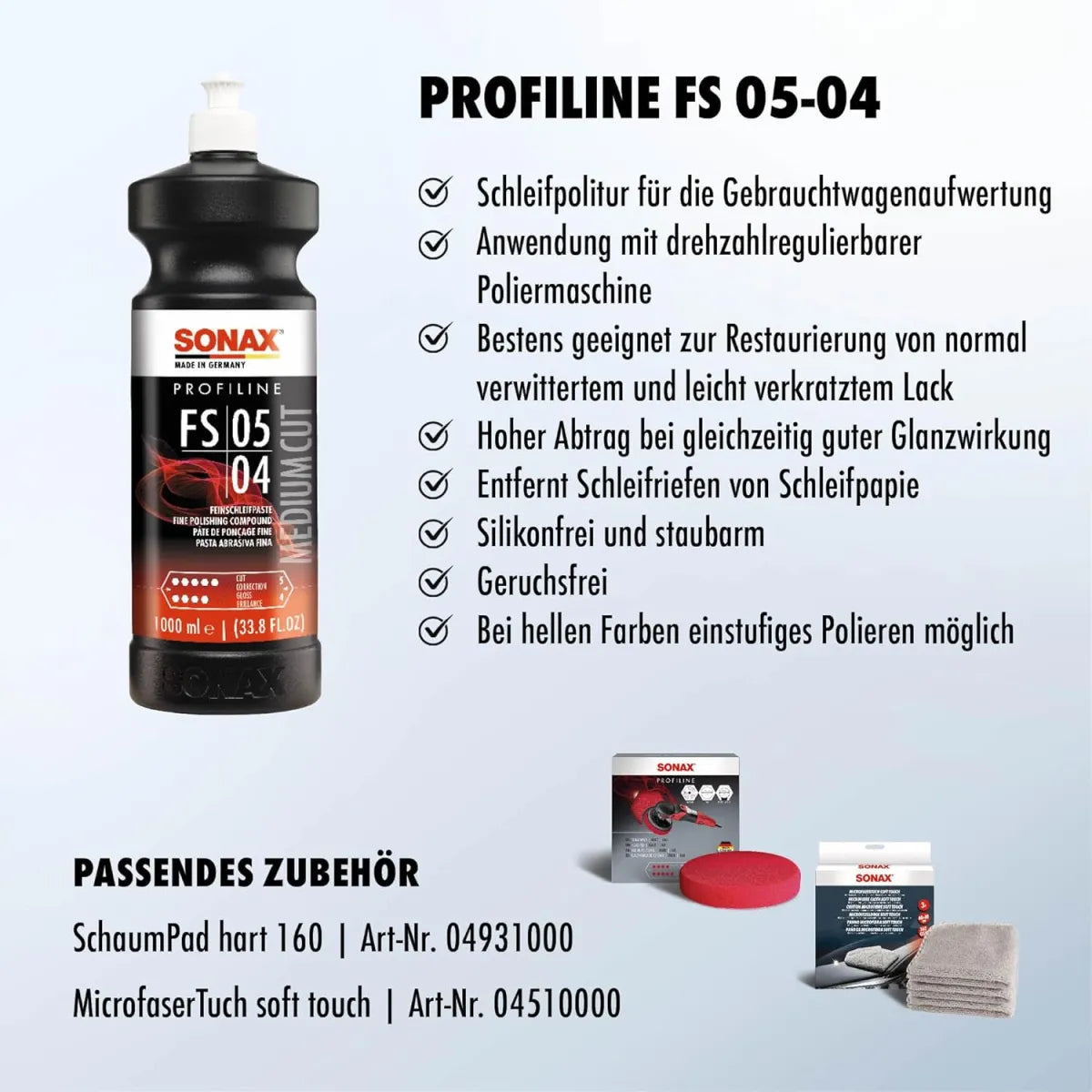 SONAX PL FS 05-04 Fein Schleif Paste