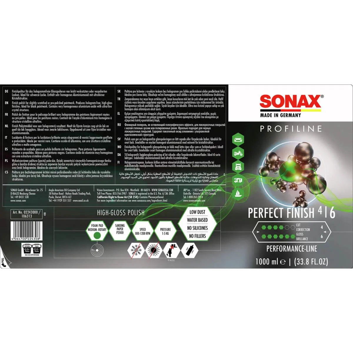 SONAX ProfiLine PerfectFinish Politur