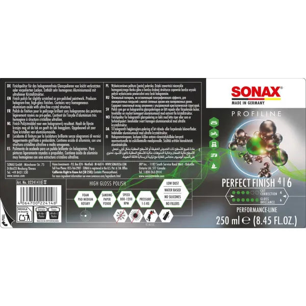 SONAX ProfiLine PerfectFinish Politur